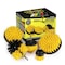 Drill Brush Power Scrubber By Useful Products 5 in W 5 in L Brush, Yellow Y-S-542CO-QC-DB - alternate 1